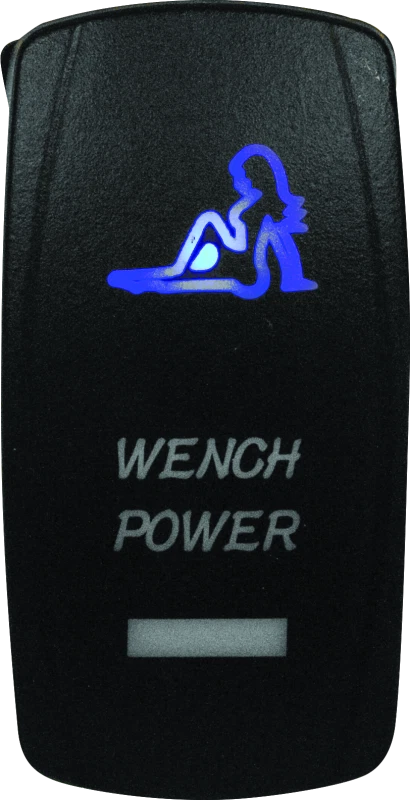 Dragonfire Racing Lighted Switch Wench Power Blue