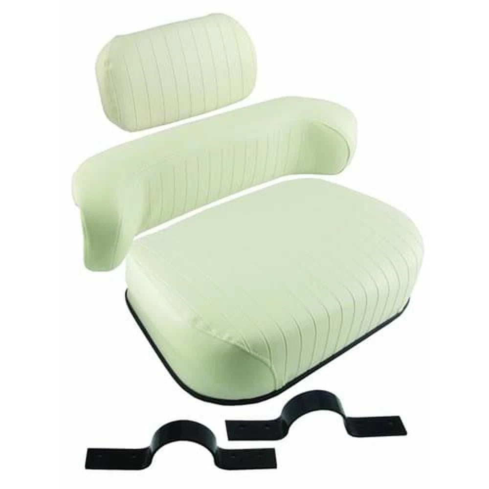 Sw159857eu Cushion Set, Cream Embossed Vinyl, Unassembled W/ Brackets