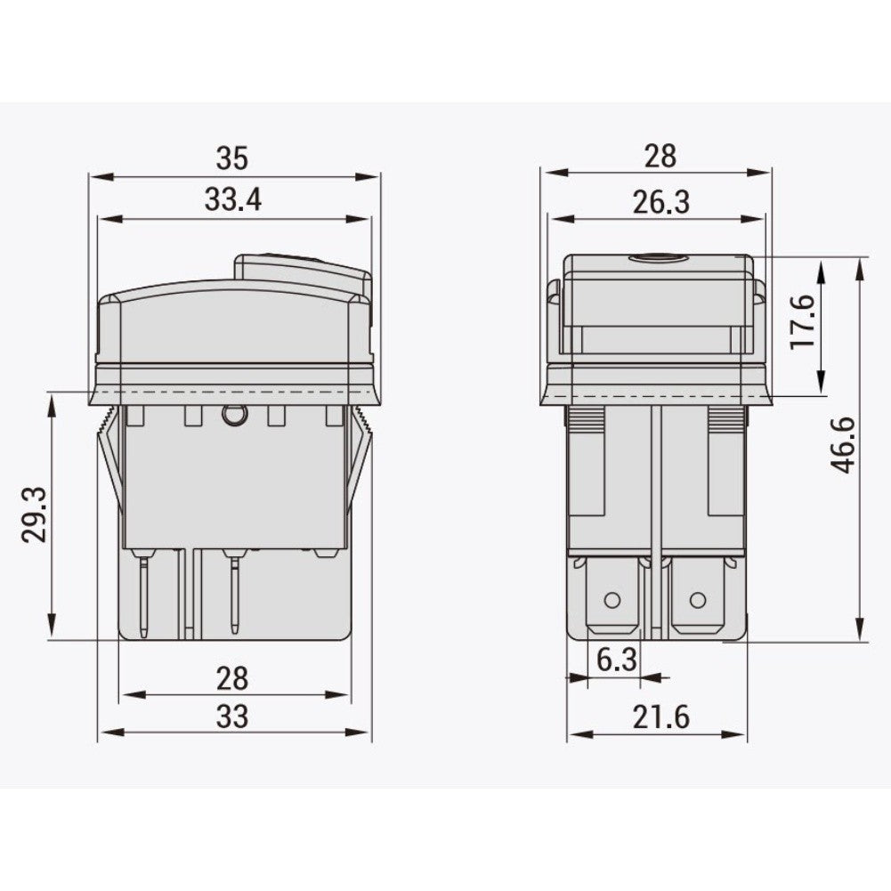 IP54 Push Button Switch for High Pressure Washer