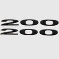 Sea Ray Boat Raised Decals Black Sticker Emblems by Sea Ray