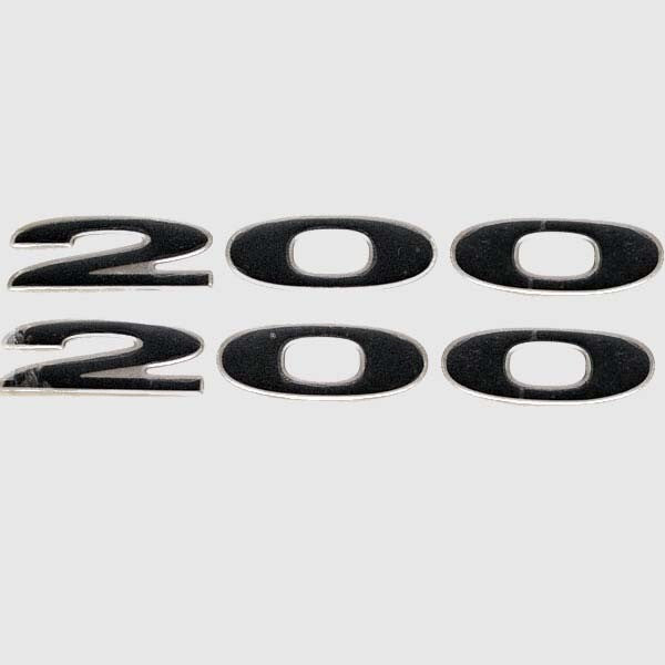 Sea Ray Boat Raised Decals Black Sticker Emblems by Sea Ray