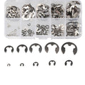 Stainless Steel E-clip Retaining Circlip Assortment Kit 1.5mm To 10mm