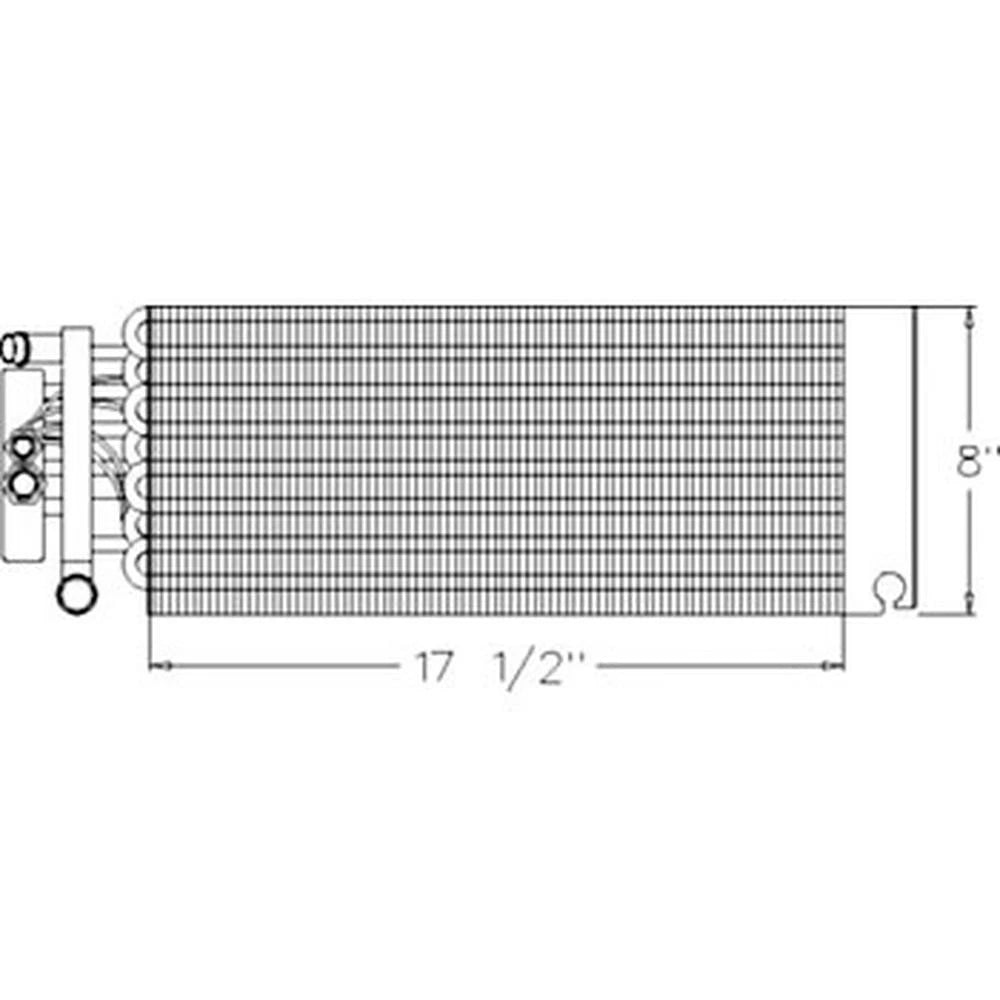 377560a1 New Evaporator Fits Case-ih Harvester Tractor Models 2366
