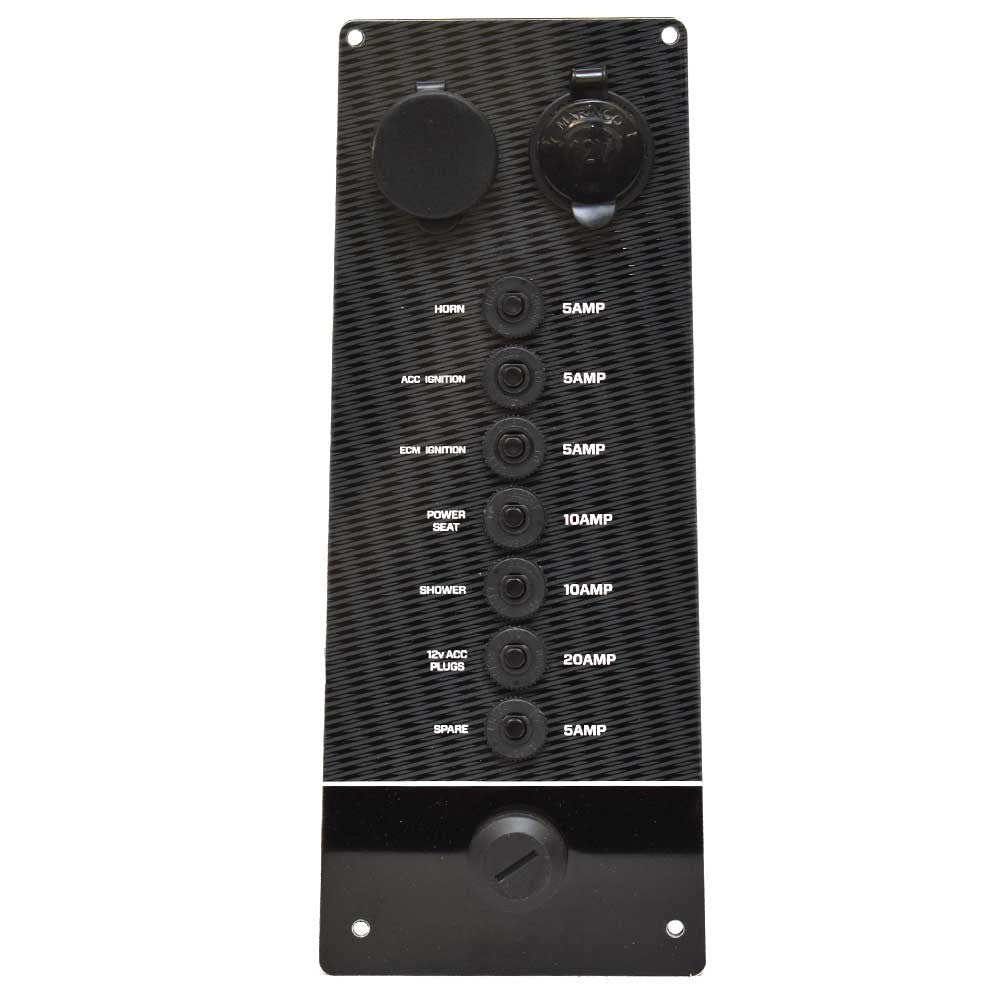 Malibu Boat Ignition Switch Panel 11 x 4 1/2 Inch by Malibu