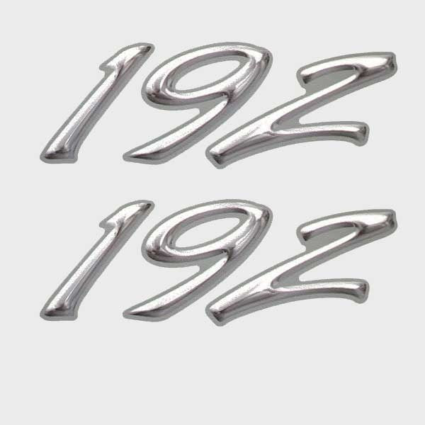 Decal Rinker Boat 192 White Gray 5 3/4 x 2 1/2 Inch by Rinker