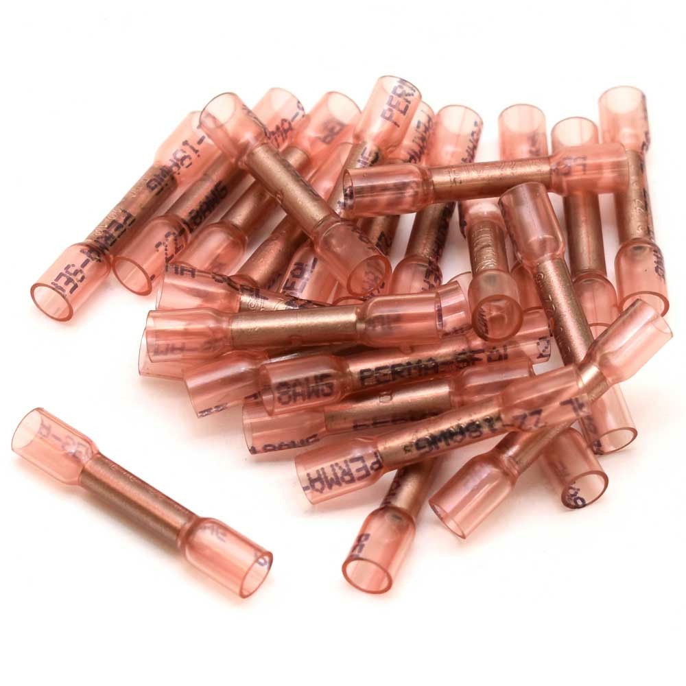 Molex Boat Terminal Butt Splices Red