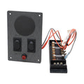 Weeres Pontoon Boat Dash Panel 2113456 with Glass Fuse Block by Weeres