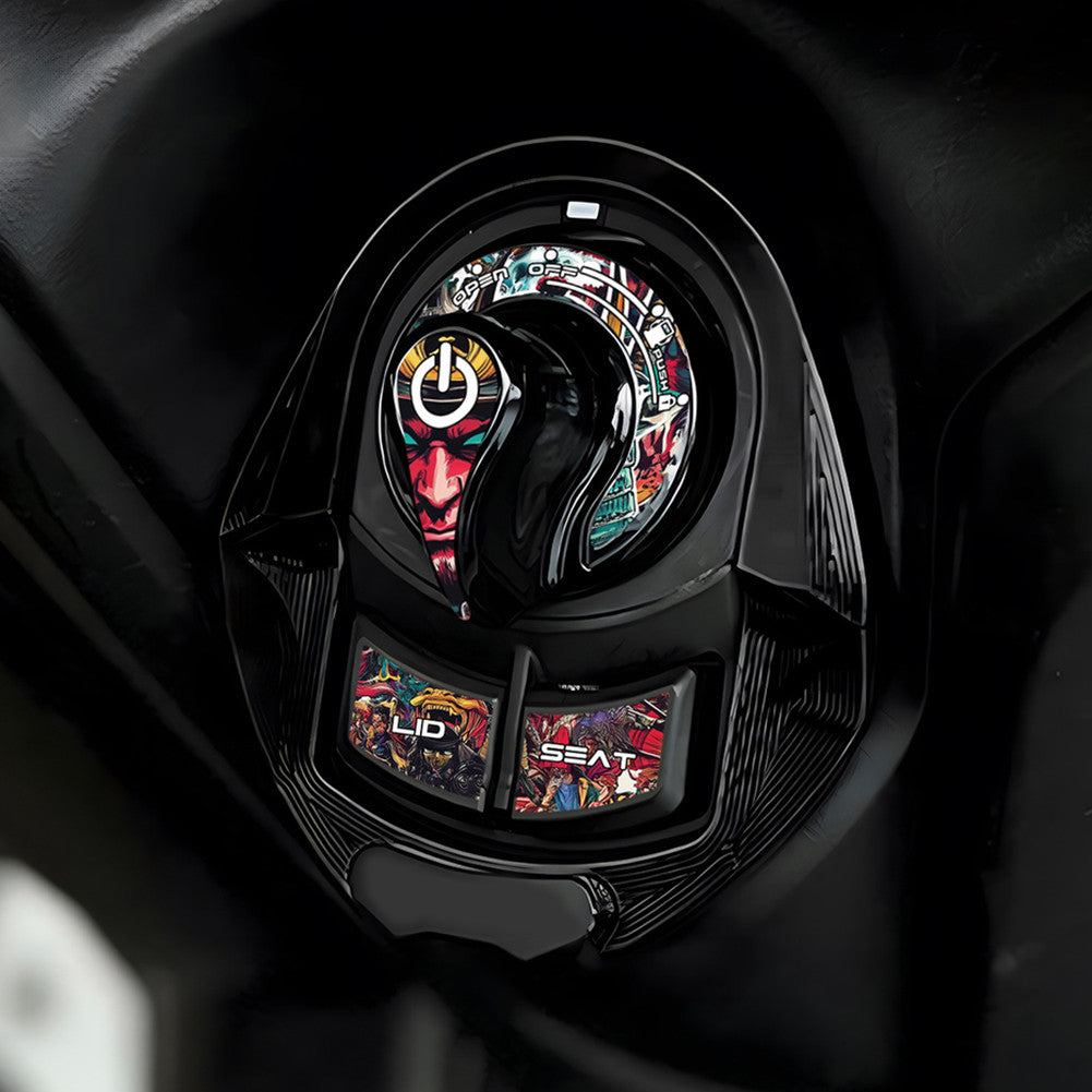XMAX300 Ignition Cover Unique Pattern Design