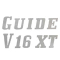 G3 Boat Brand Decal Sticker | Guide V16 Xt Fishing Metallic Silver