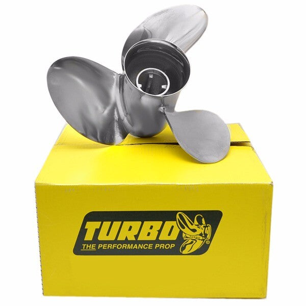 Turbo Boat Propeller OMC LH Stainless by Turbo