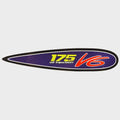 Boat Oil Injection Decal 175 HP Purple Sticker