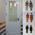 Sticker Toilet Sign Restroom Self-adhesive