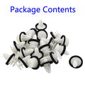 20pcs Car Door Side Trim Panel Clips With Sealer Retainers For Ford