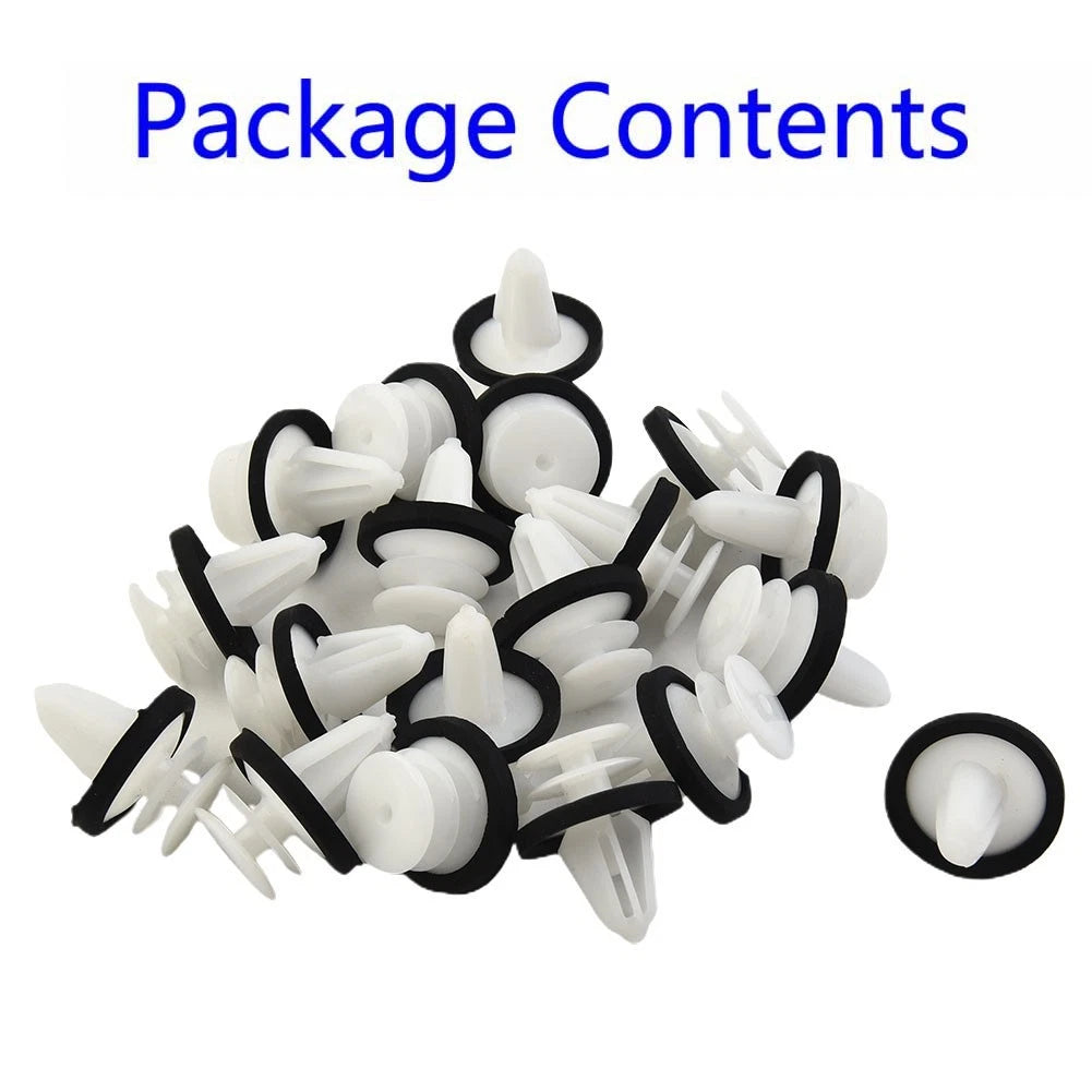 20pcs Car Door Side Trim Panel Clips With Sealer Retainers For Ford