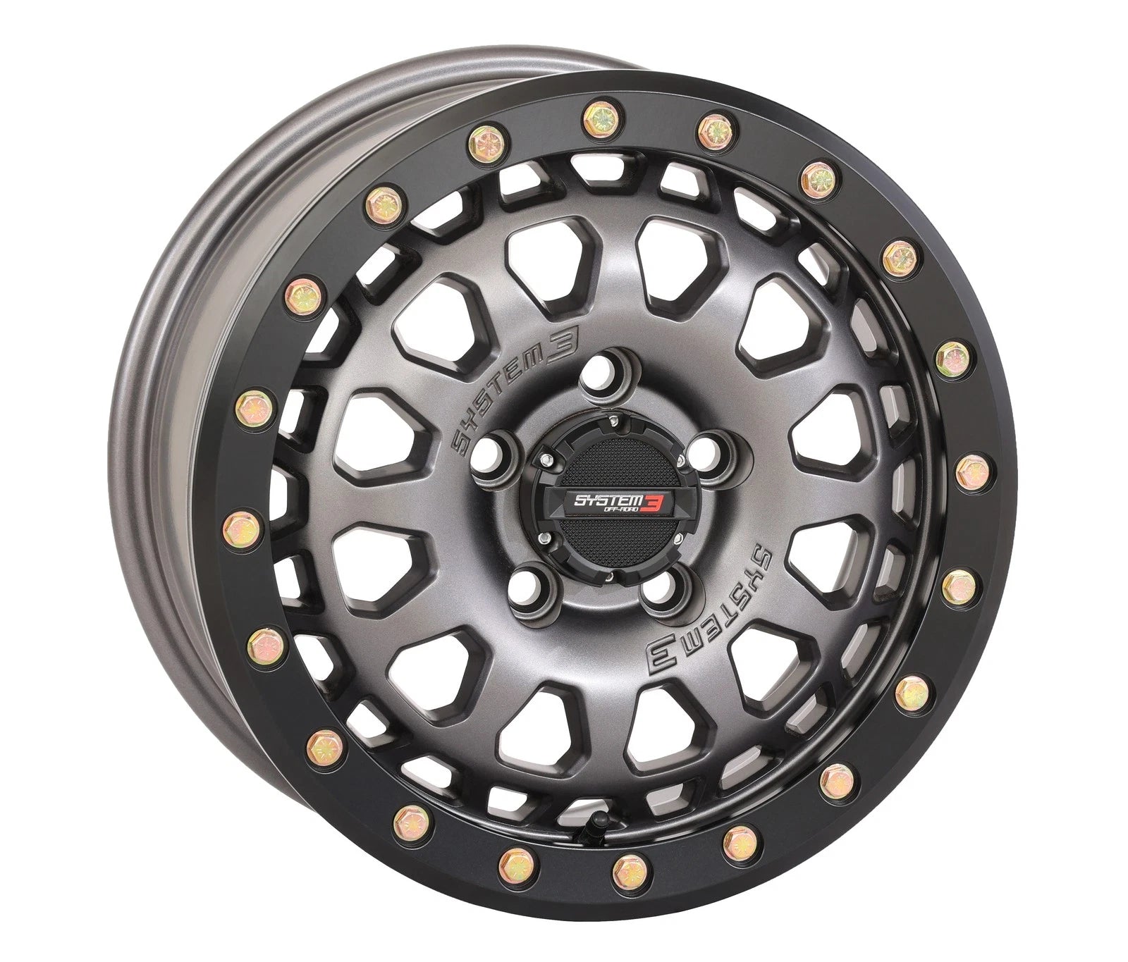 System 3 Sb6 Bl Wheel 15x7 6+1 +50mm Fit Polaris Rzr Atv Utv Wheels