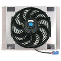 Z40135 Single 16" 500W Brushless Fan & Shroud - 18 1/8 X 22 3/8 X 3