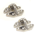 Boat Bimini Hinges 3 Gauge Heavy Duty 3 x 2 1/2 Inch (Pair)