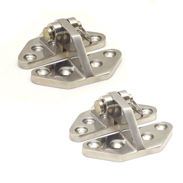Boat Bimini Hinges 3 Gauge Heavy Duty 3 x 2 1/2 Inch (Pair)
