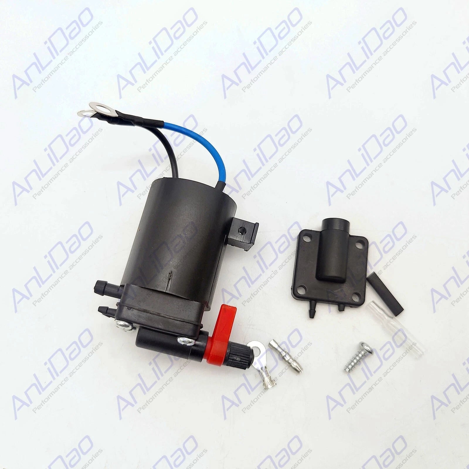Fit Omc Johnson Evinrude Fuel Primer Choke Solenoid One Nipple