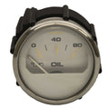 Boat Oil Gauge 2 Inch Silver White by Faria