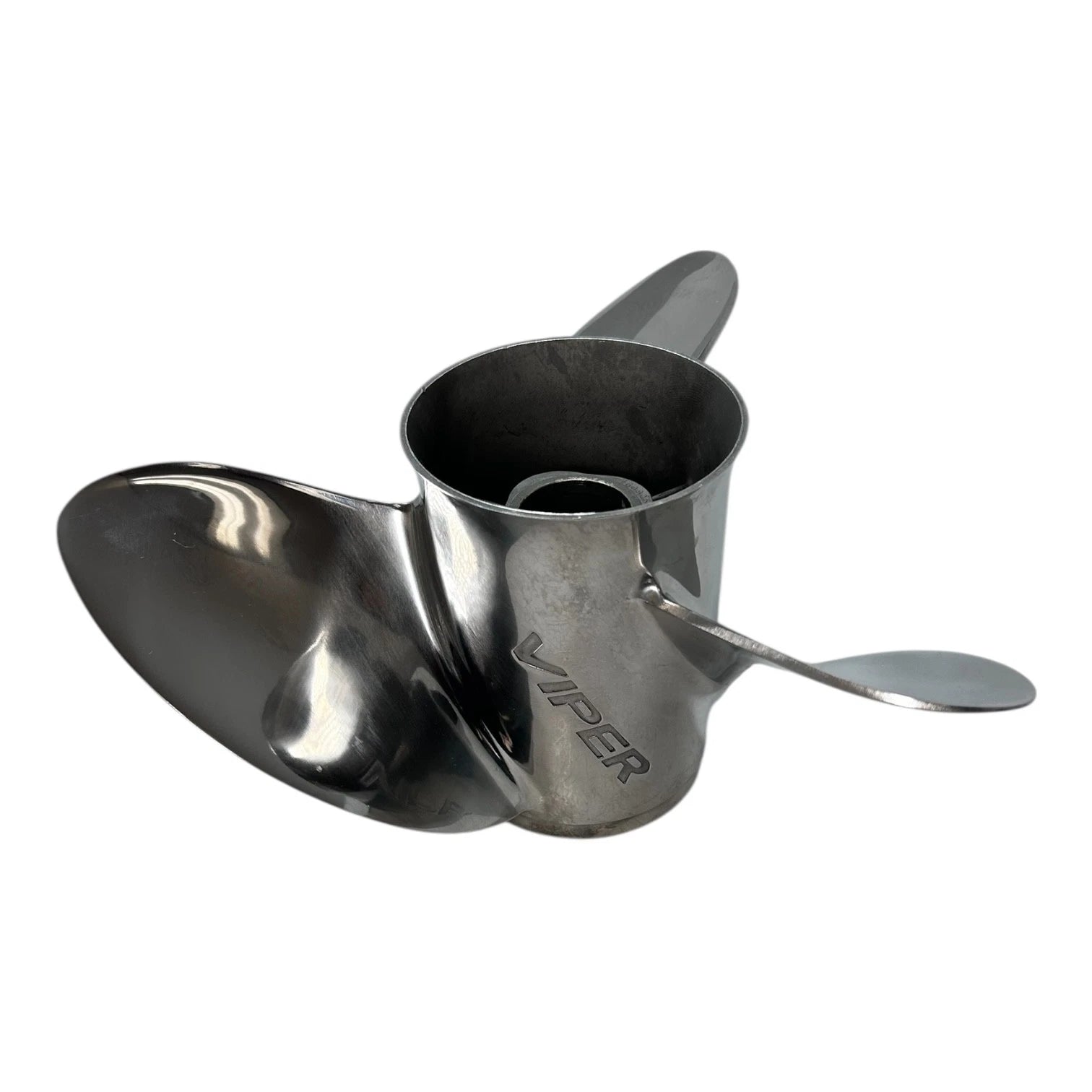 Evinrude Johnson 3 X 14 1/2 X 22, Stainless Steel Viper Propeller
