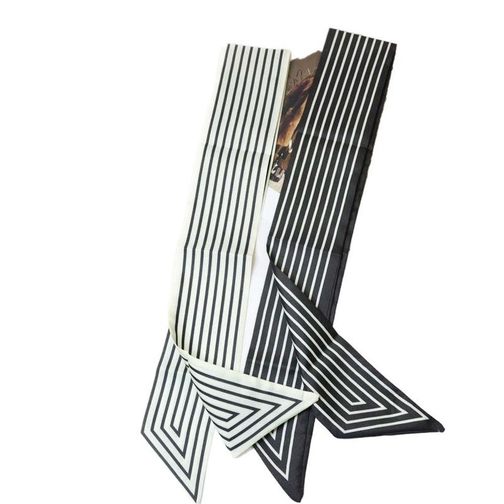 Striped Headband Lightweight Silk Fabric