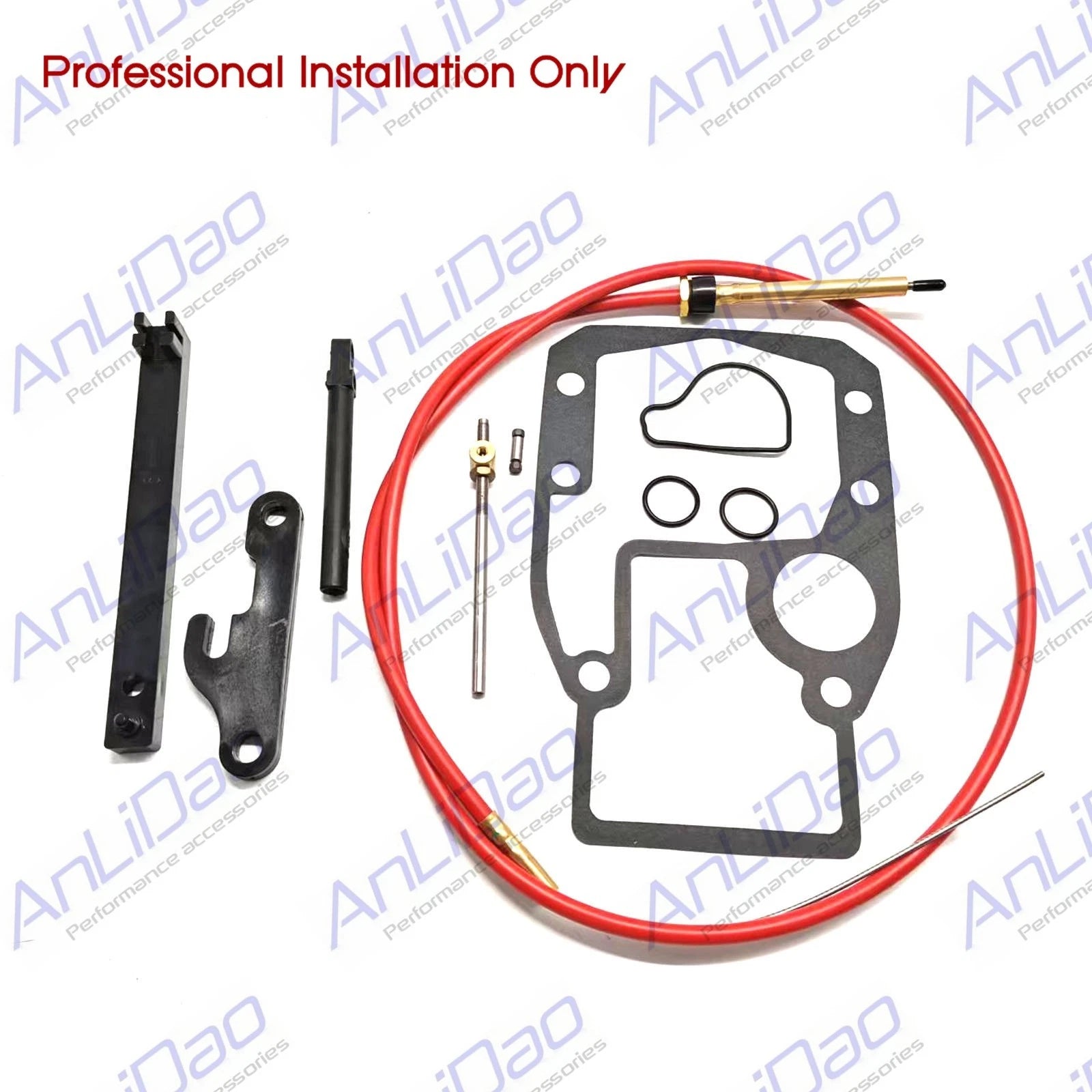 Fit Omc Cobra Sterndrive Lower Shift Cable Assembly Kit 1986-1993