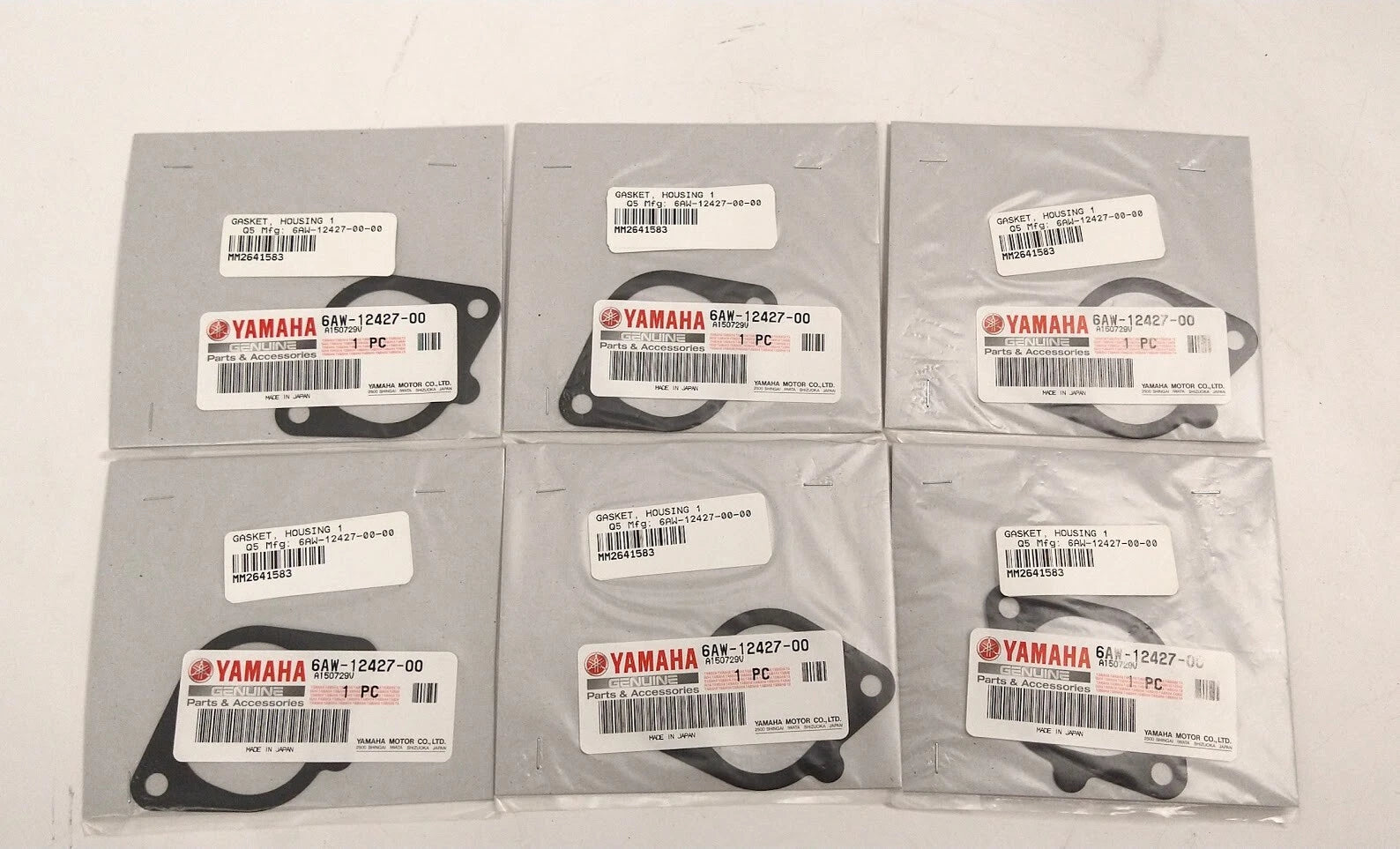Yamaha - 6aw-12427 - Gasket Housing (6 Pack)