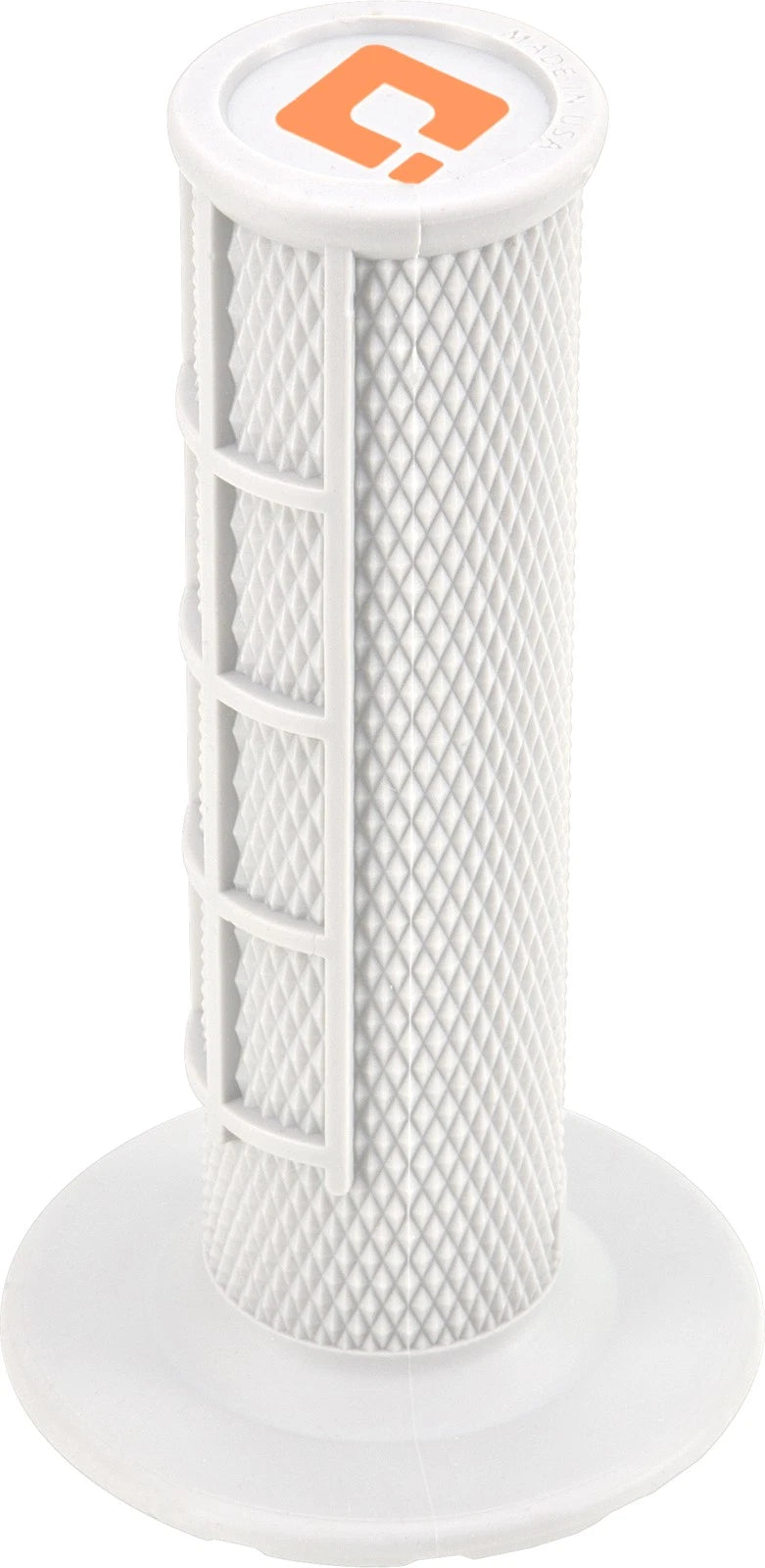 Odi Half Waffle Lock On Grip Pro White For Offroad Mx Bikes 2-stroke