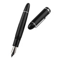 Jinhao X159 Acrylic Black Fountain Pen Metal Clip Fine 0.5mm F Nib