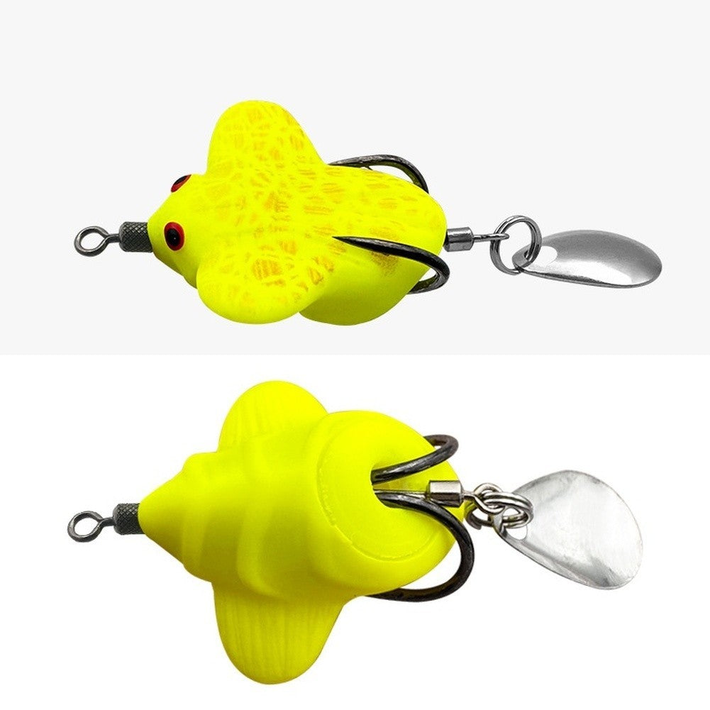 Amphibian Lure Bass Bait High-carbon Steel Hooks
