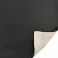 Boat Fuzzy Back Vinyl Faux Leather Black