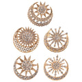 Multicolor Muslim Brooch in Zinc for Accessories