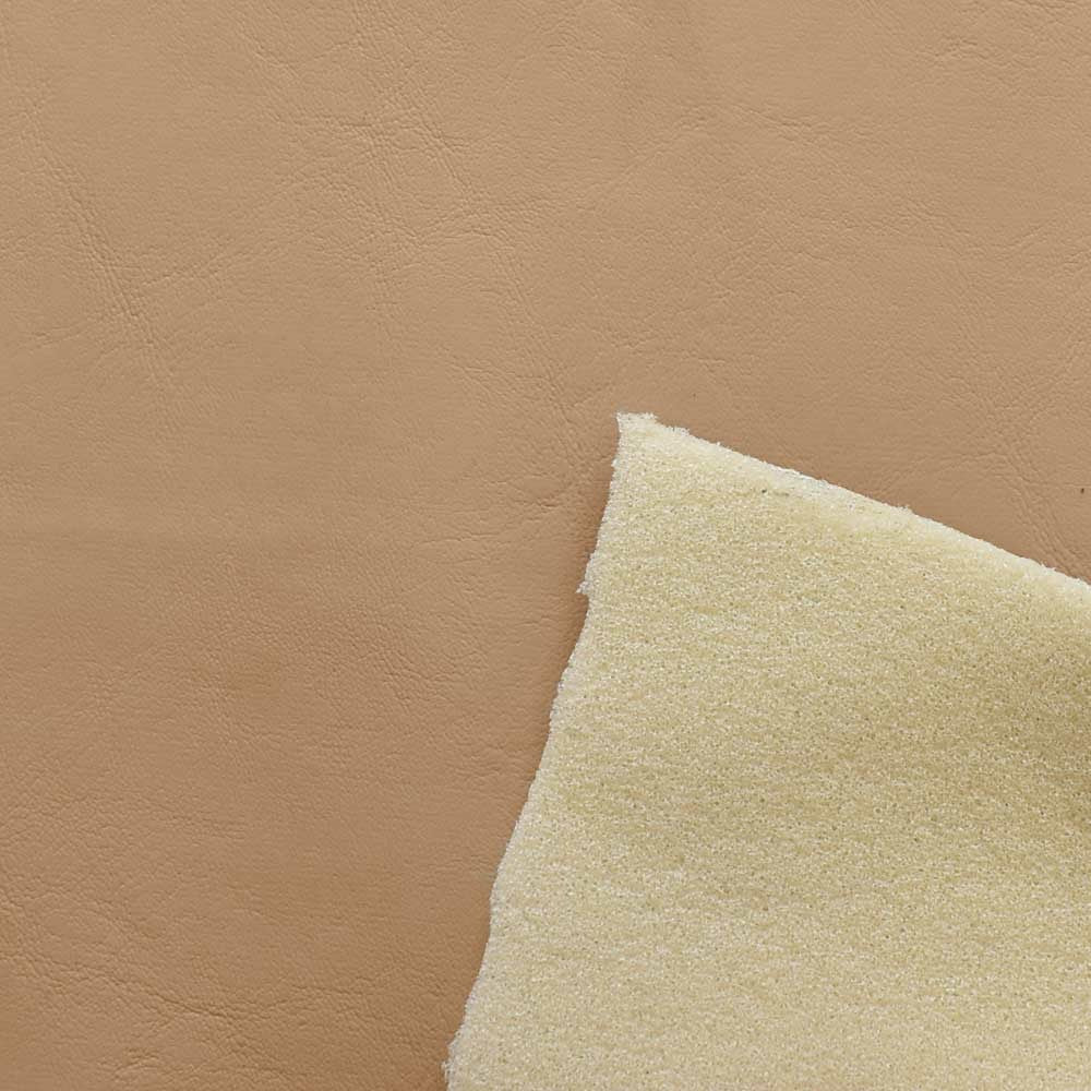 Boat 1/8 Foam Back Vinyl Beige Faux Leather
