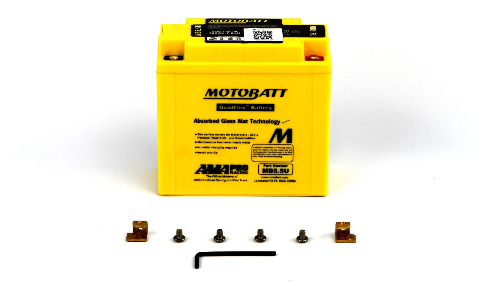 Motobatt Battery For Yamaha Rd 125 Dx 1981 (0125 Cc)