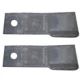 Tb2031a Blade Pair Fits Tiger For 50" Deck Boom Mowers W/ 1-1/2"