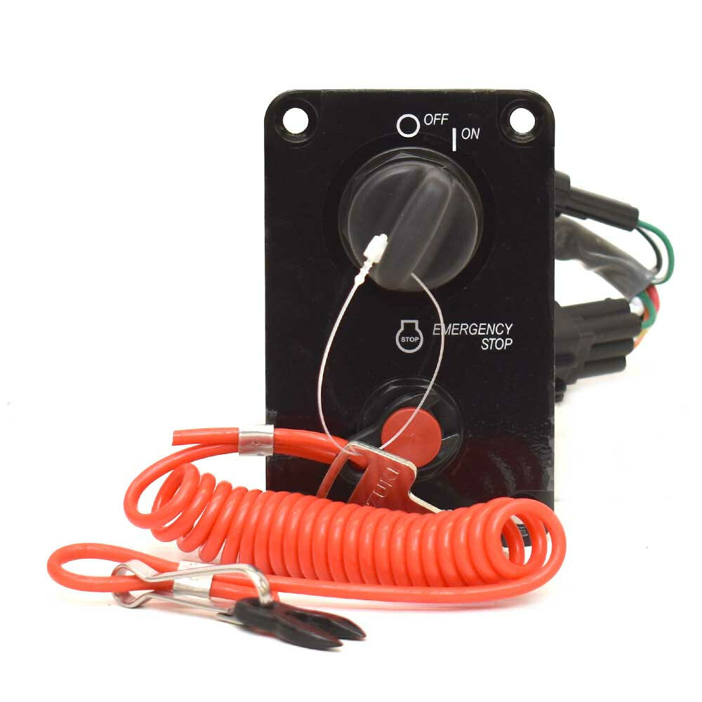 Suzuki Boat Ignition Switch Panel 37100-98J07 2 Position W/ Lanyard by Suzuki