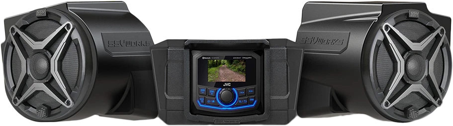 Ssv Works 2 Speaker Kit With Jvc Media Receiver & Amplifier For
