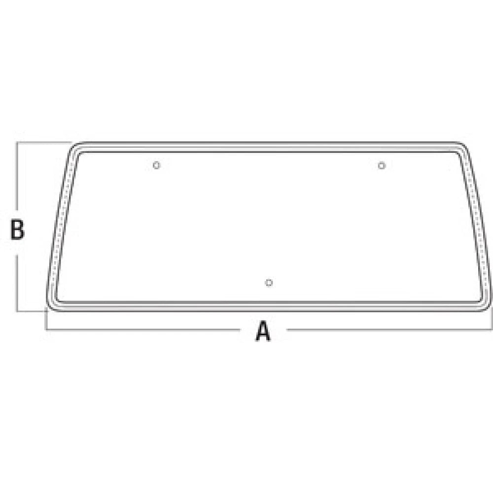 Rear Glass Fits John Deere Utv A3 T Military Fits Gator Hpx 4x4 Diesel