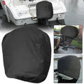 Universal Black Engine Cover for 30-60HP Outboard Motors, Trailerable