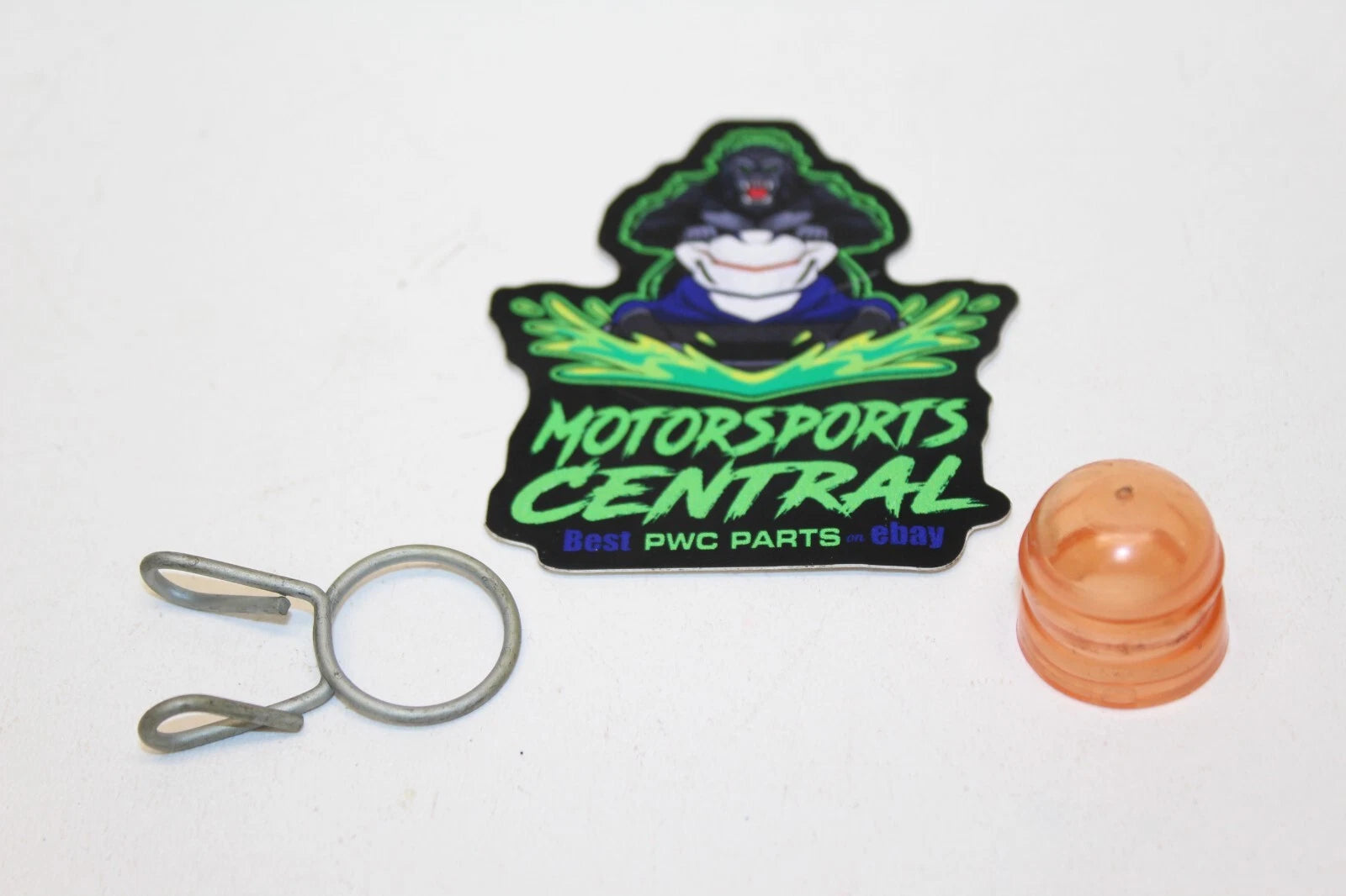 04-23 Kawasaki Mule Sxr Stx Teryx Airbox Boot Drain Orange Cap Clamp