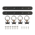 Cargo Control L Track Tie Down System 12 Inch Aluminum Rails For