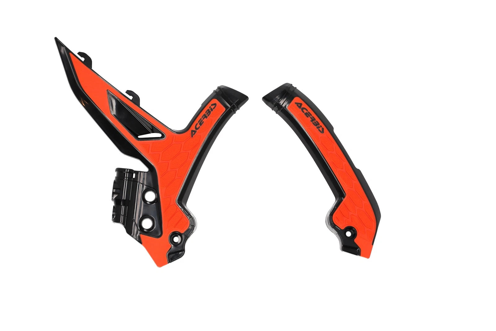 Acerbis X Grip Frame Guard For Ktm 2023 Offroad Models Black/orange