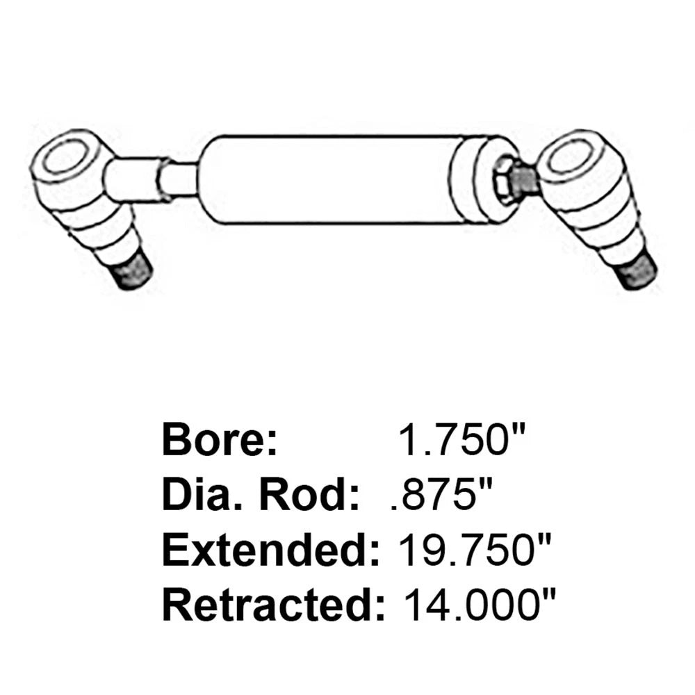 Cylinder 511562m91 Fits Massey Ferguson 2200