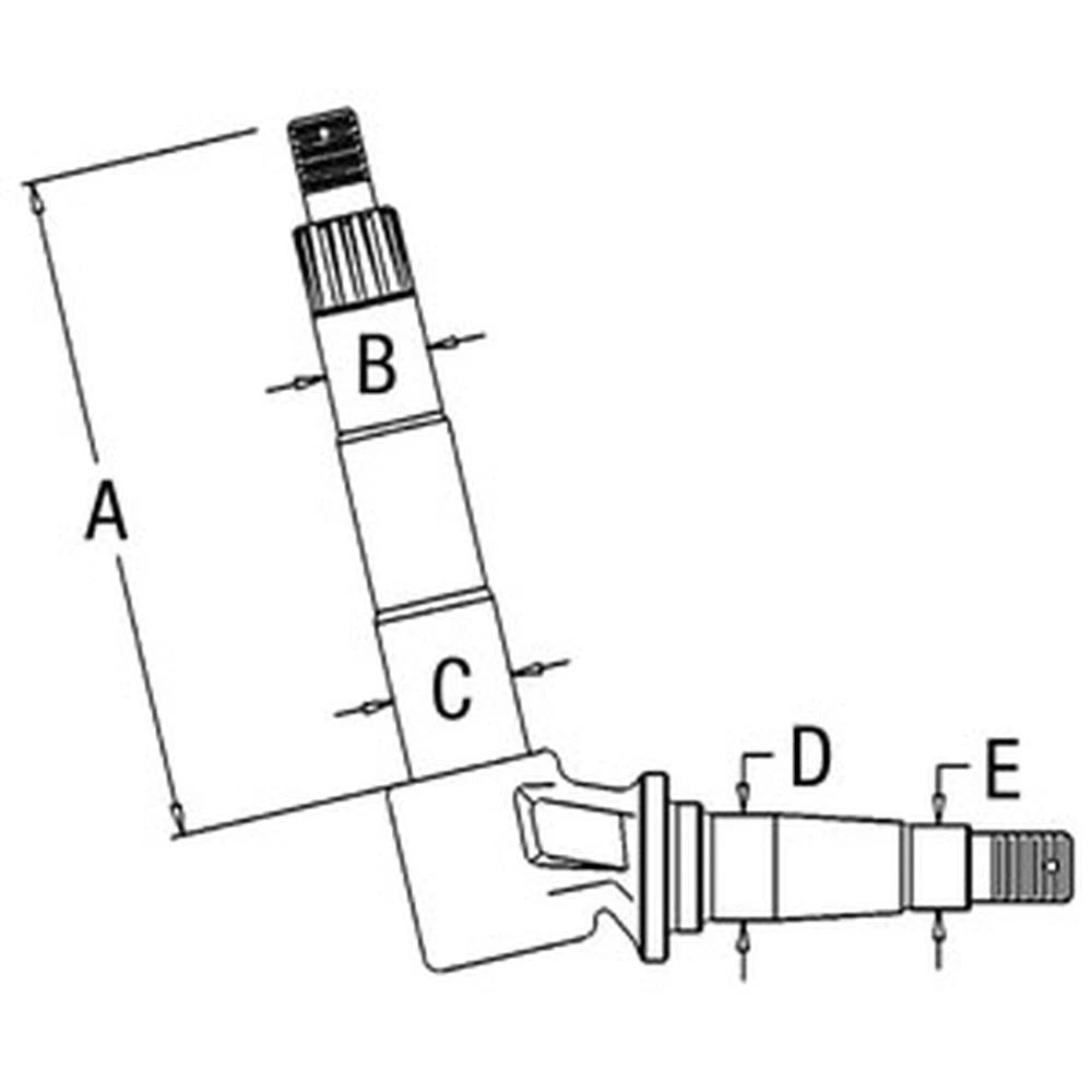 Ama57441 Spindle - Right Or Left Hand