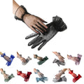 Black Stretch Mesh Gloves for Women