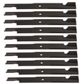 Qty 10: Notched High Lift Mower Blade Fits Ferris Replaces 1520842