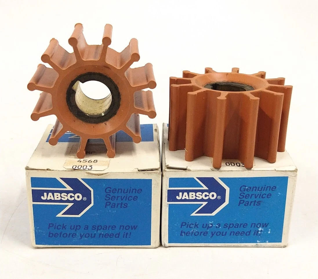 Jabsco 4568, Water Pump Impeller ( 2 Pack )