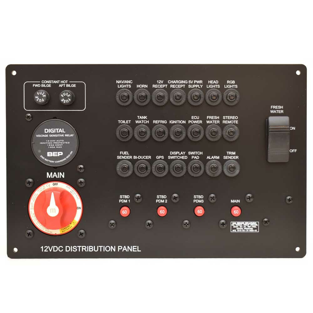 MasterCraft Boat Power Distribution Panel X26 Breaker 12VDC by MasterCraft