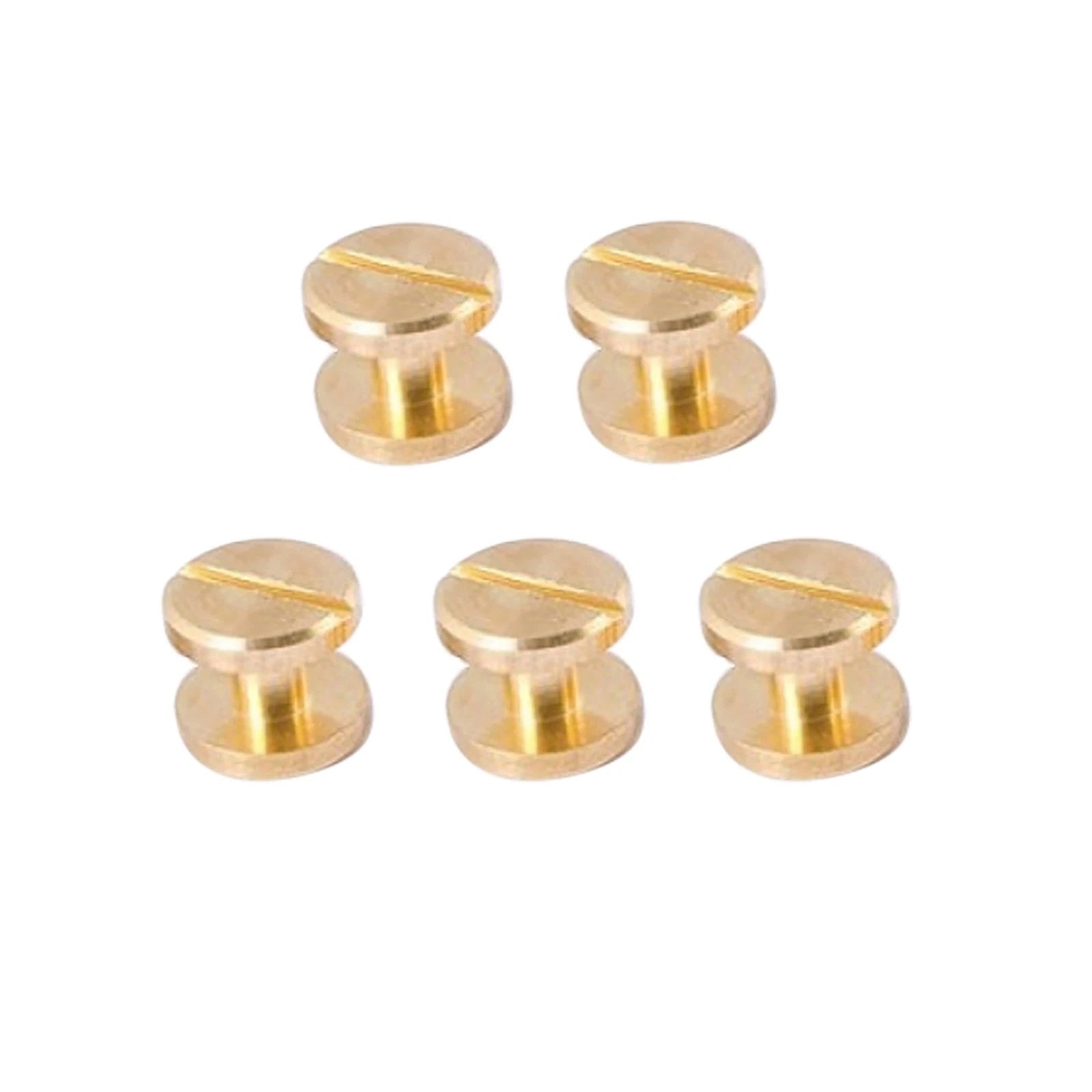 5/ Height 8mm Leather Craft Chicago Nail Brass Solid Rivets Stud Head